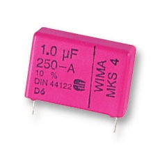 【MKS4F041005B00KSSD】CAP FILM PET 1UF 250V RAD