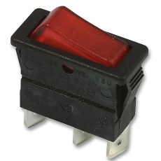 【C5503ATNAB】SWITCH SPST 16A 250VAC RED