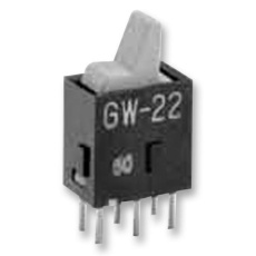 【GW12LHP】ROCKER SWITCH SPDT ON-ON