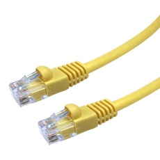 【2965-0.5Y】PATCH LEAD CAT5E YELLOW 0.5M