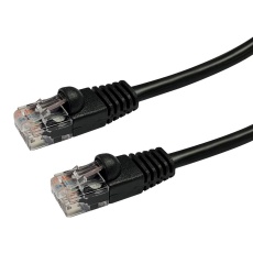 【2965-0.3BK】PATCH LEAD CAT5E BLACK 0.3M