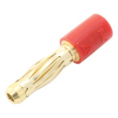 【24.0106-1】ADAPTOR TEST 4MM PLG-2MM SKT RED