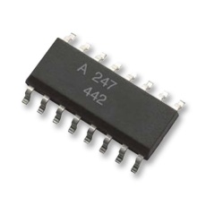 【ACPL-247-500E】OPTOCOUPLER QUAD SMD DC I/P