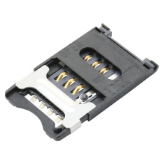 【CCM03-3013LFT R102】CONNECTOR SMARTCARD SWITCHED 6WAY