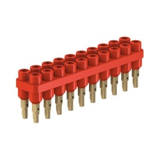 【63.9356-22】SOCKET 20 POLE 6MM RED