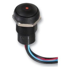 【IRR3F422LOS】SWITCH NO ROUND RED LED IP67