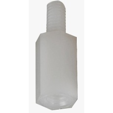 【D01496】HEX THREADED SPACER NYLON66 NATURAL