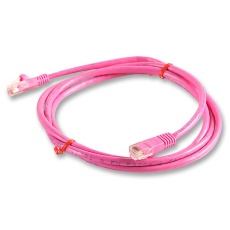 【PS11064】PATCH LEAD CAT 5E 2M PINK