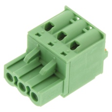 【FKC 2.5/3-ST-5.08】TERMINAL BLOCK PLUGGABLE 3POS 12AWG