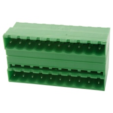 【MDSTB 2.5/10-G1-5.08】HEADER PCB DOUBLE 5.08MM 10WAY