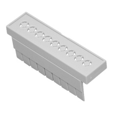 【CNMB/3/TG508P】TERMINAL GUARD PERFORATED 9 POLE M3