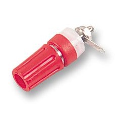 【TP1 RED】BINDING POST 15A 4MM PANEL RED