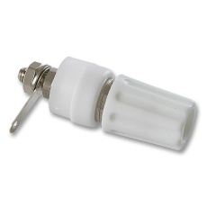 【TP1 WHITE】TERMINAL 4MM PANEL