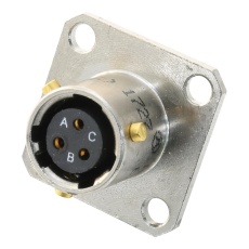 【62GB-12E08-33SN(416)】RECEPTACLE PANEL SIZE 8 3WAY SKT