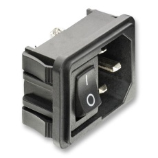 【15CBS1】INLET IEC CORCOM SNAP-IN