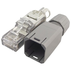 【VS-PN-RJ45-5-Q/IP20】PLUG RJ45 CAT5E IP20 IDC/IDT