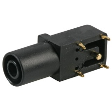 【FCR7350B】SOCKET PCB 4MM R/A S16N-PC BLK