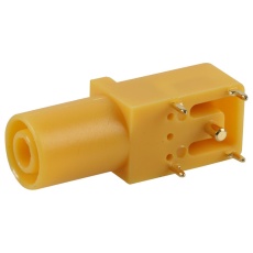 【FCR7350Y】SOCKET PCB 4MM R/A S16N-PC YEL