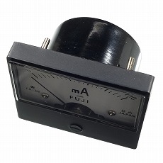 【FA38BDC100mA】パネルメーター アナログ電流計 DC100mA