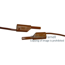 【934087105】TEST LEAD BROWN 500MM 1KV 32A