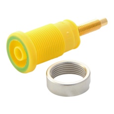 【972354188】SOCKET 4MM SAFETY YELLOW/GREEN MVL S