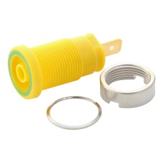 【972355188】SOCKET 4MM SAFETY YELLOW/GREEN MVL S