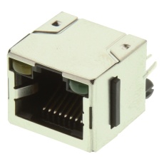 【RJHSE-3381】JACK RJ45 W/LED SHIELD 1PORT
