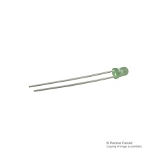 【HLMP-Y502-F0000】LED 3MM GREEN 40MCD 573NM