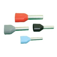 【TWE0.5-8】FERRULE INSULATED TWIN 0.5MMSQ.PK100