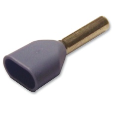 【TWE0.75-8】FERRULE INSULATED TWIN 0.75MMSQ.
