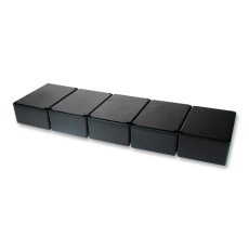 【RX2010/S-5】BOX ABS BLACK 29X74X49MM PK5