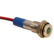 【Q6F3CXXB24E】INDIC LED FLUSH 6MM BLU 24VDC IP67
