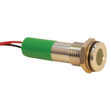 【Q8F3CXXG12E】INDIC LED FLUSH 8MM GRE 12VDC IP67