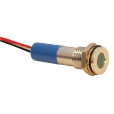【Q8F3CXXB12E】INDIC LED FLUSH 8MM BLU 12VDC IP67