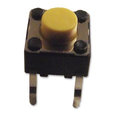 【SKHHCRA010】SWITCH TACTILE 6X6MM VERT YLW