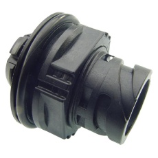 【APD-1CP-K2】RECEPTACLE JAM NUT APD BLK 4WAY