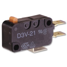 【D3V-161M-2C5】MICROSWITCH SPST-NC 16A SHORT LEVER
