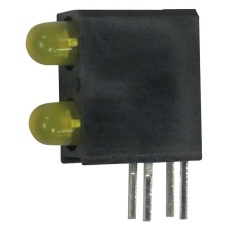【L-7104MD/2YD】HOUSING LED W/2 LED YELLOW