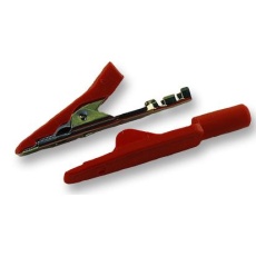 【930318101】ALLIGATOR CLIP 4MM RED PK5 MKU