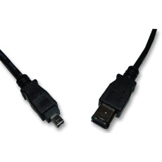 【PS11262】LEAD FIREWIRE 6P-4P 2M