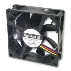 【9S0824M4011】FAN SILENT 80MM 24V MED SPEED