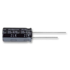 【25ZLK390M10X12.5】CAP ALU ELEC 390UF 25V RAD