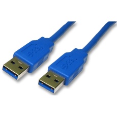 【RP021】LEAD USB 3.0 A MALE-MALE BLUE 1M