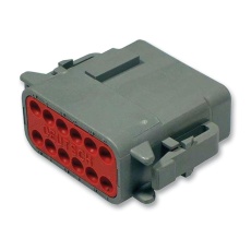 【DTM06-12SA】HOUSING PLUG DUAL ROW 12 WAY PLASTIC
