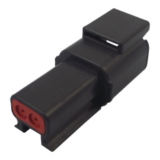 【DTMH04-2PA】RECEPTACLE DTM HI TEMP A KEY 2WAY