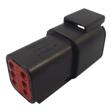 【DTM04-6P-EE04】RECEPTACLE DTM HIGH TEMP 6WAY