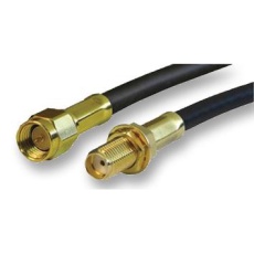 【135110-02-06.00】CABLE ASSY RG-174 BLACK 6IN