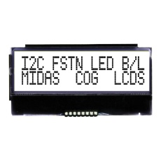【MCCOG21605B6W-FPTLWI】LCD COG 16X2 I2C FSTN BLK ON WHITE