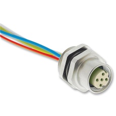 【21 03 371 2403】SOCKET PANEL M12 D-CODE 4P