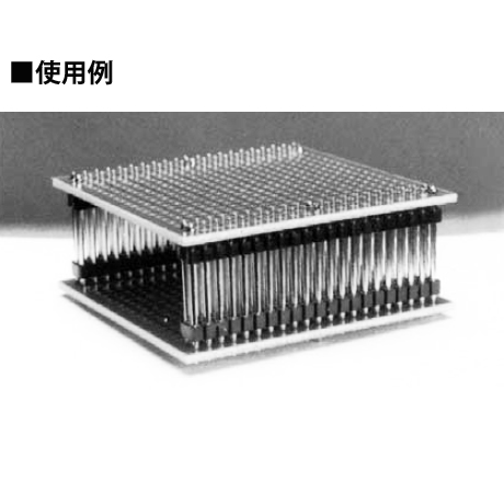 抜き差し型二段重ね用 2列タイプ OYWシリーズ H=12.5mm(10本入)【OYW-004-32PW】